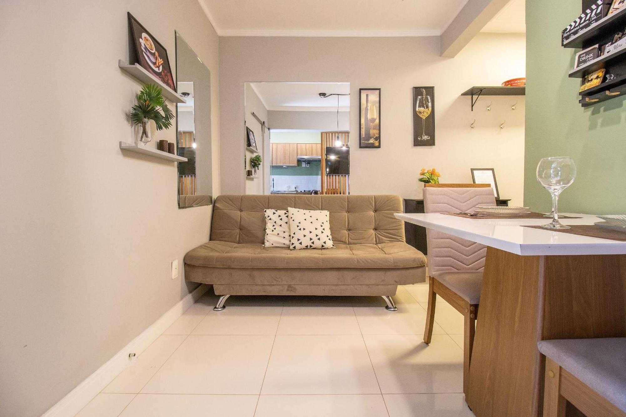 Was56 - 1dorm Climatizado, Calcadao Apartamento