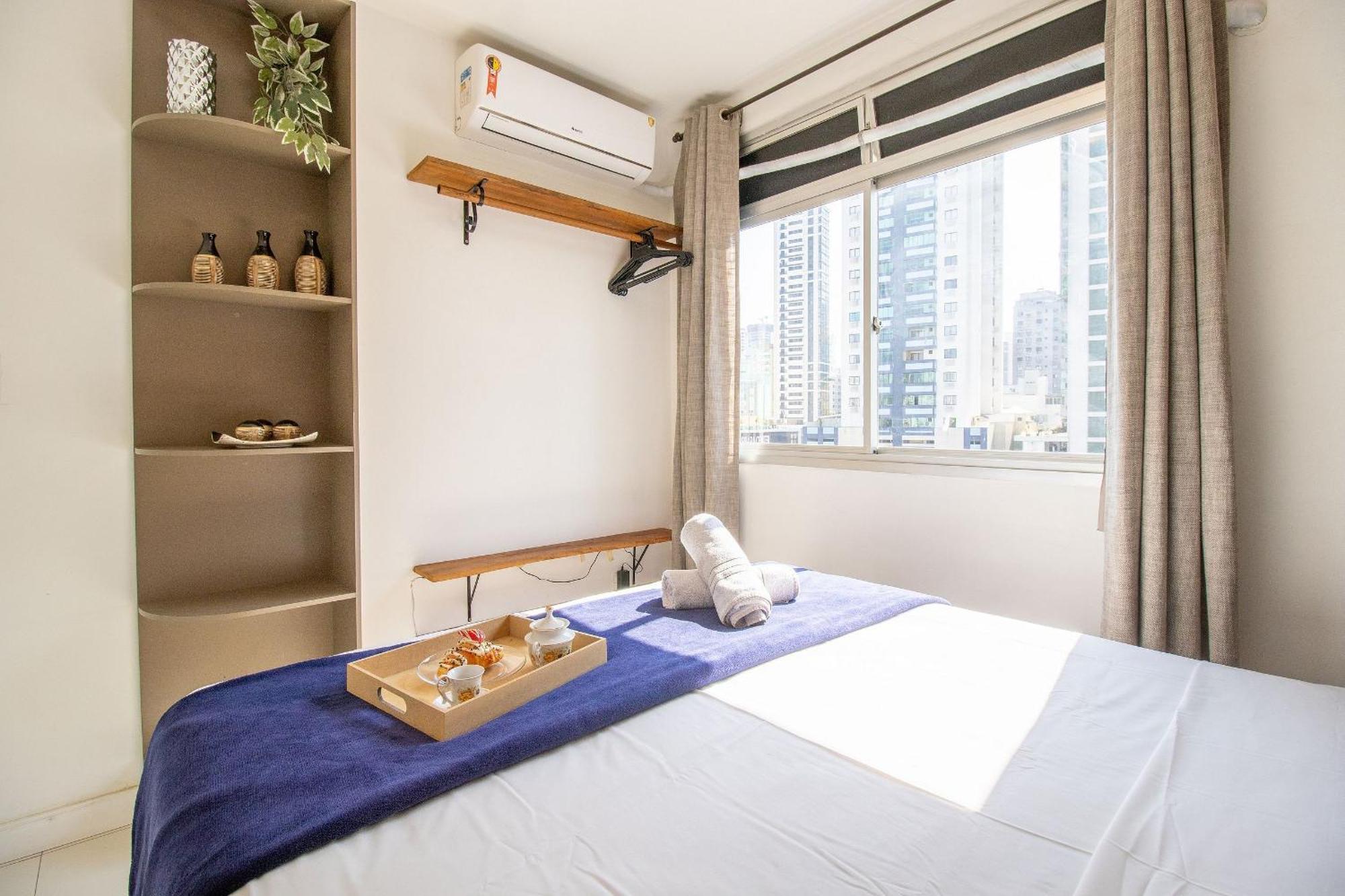 Was56 - 1dorm Climatizado, Calcadao Apartamento Balneario Camboriu